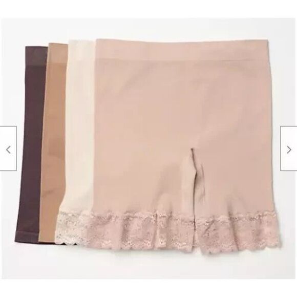 Breezies Seamless Smoothing Mid-Thigh Short Nude - Set of 4 medium - Picture 1 of 2